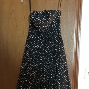 White House Black Market Poka Dot Dress⚫️⚪️